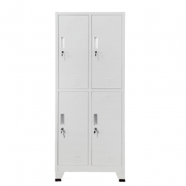 Vestiar metalic 2x4 usi cu picioare, 60x45x180cm